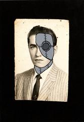 Altered Vintage Photograph-Cyborg Yearbook