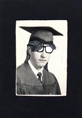 Altered Vintage Photograph- Radical Dude